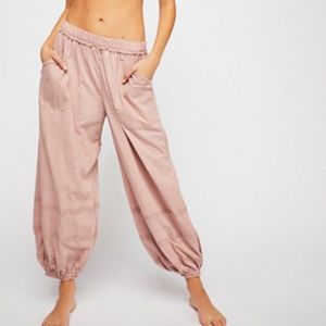 Rose Cotton Jogger Pants
